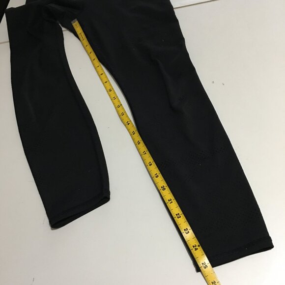 Athleta Persistence Laser Cut 7/8 Tight Womens Small Black - Picture 14 of 15